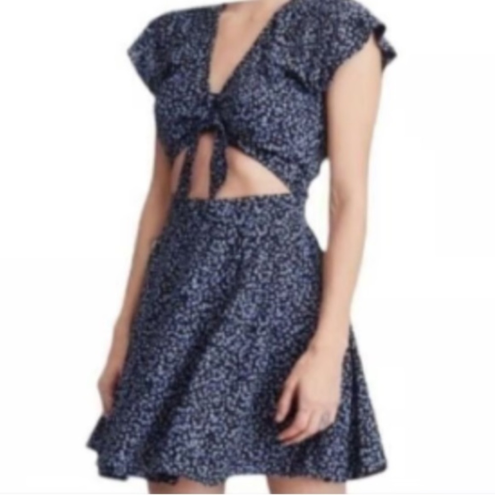 Denim & Supply Ralph Lauren Dress + Blue Floral + Size 2